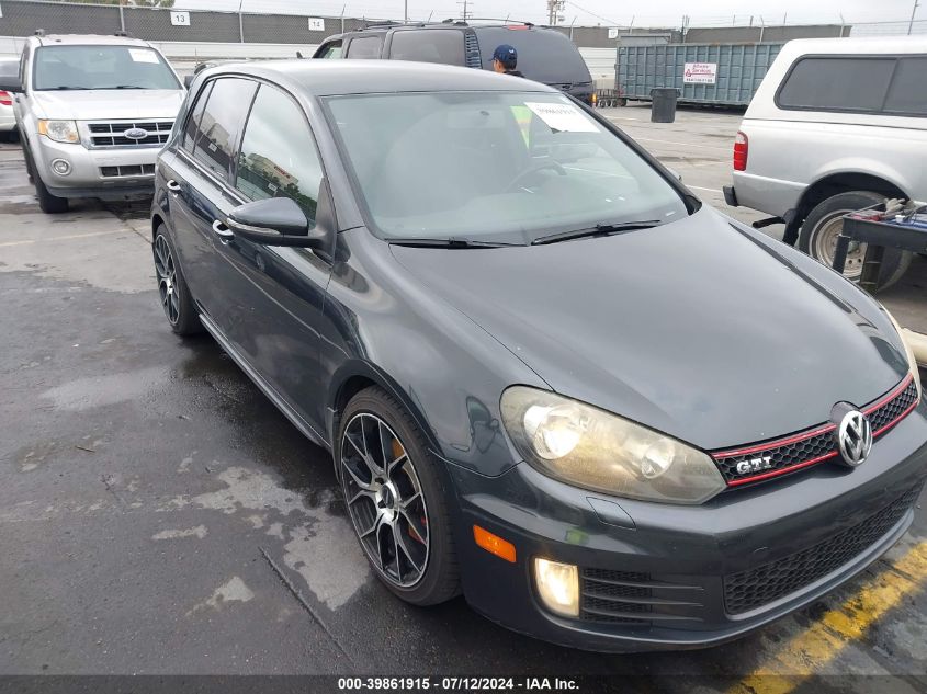 2012 VOLKSWAGEN GTI PZEV