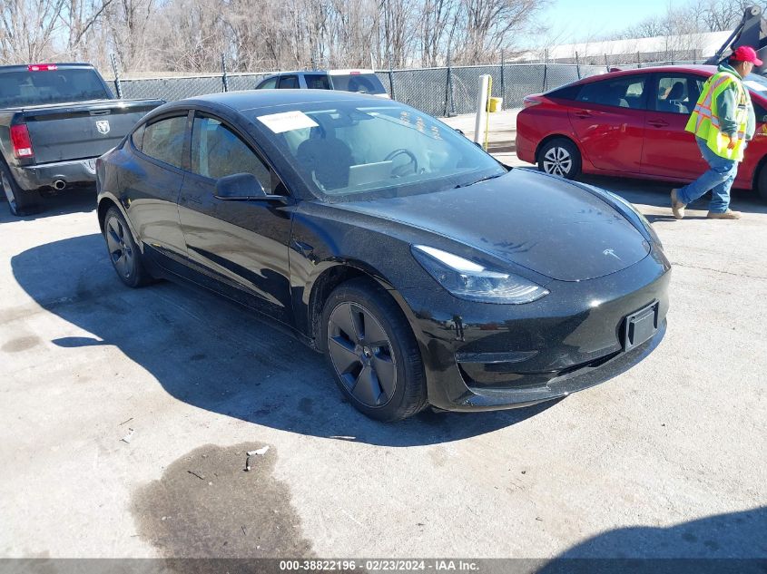 2023 TESLA MODEL 3 REAR-WHEEL DRIVE