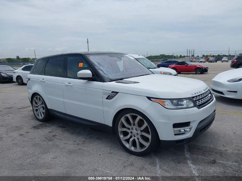 2017 LAND ROVER RANGE ROVER SPORT 3.0L V6 SUPERCHARGED HSE