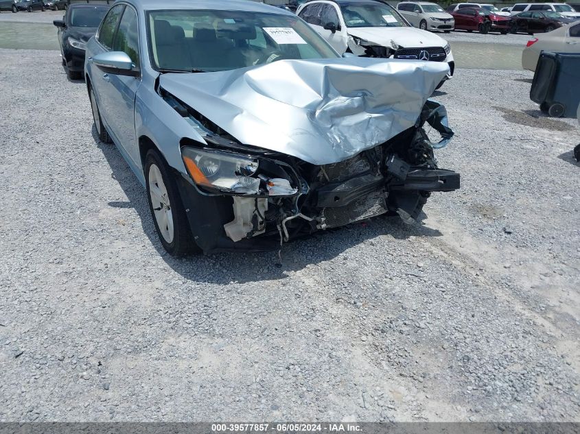 2012 VOLKSWAGEN PASSAT 2.5L SE