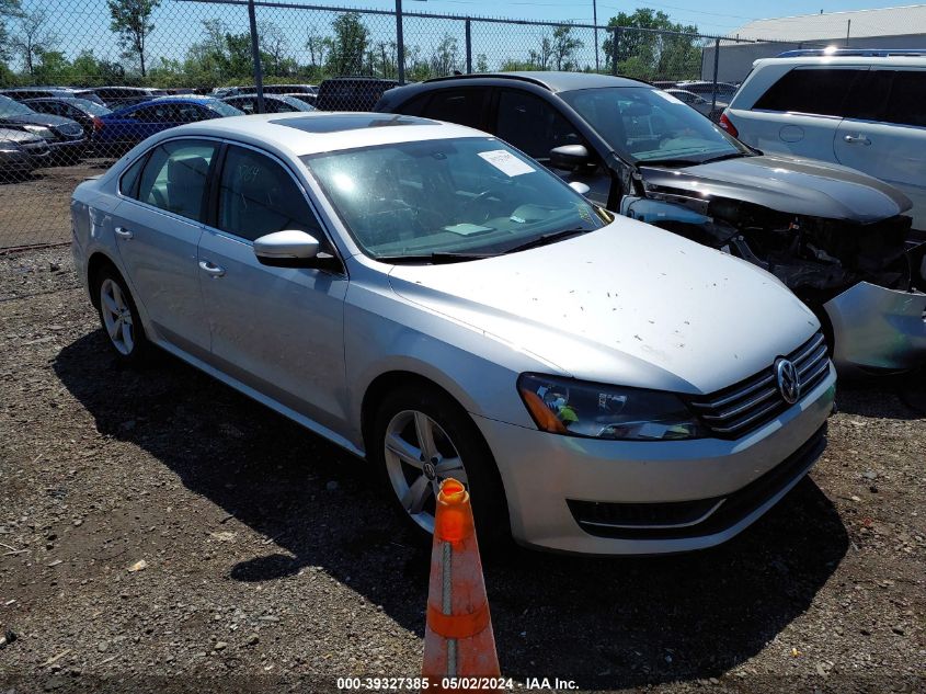 2013 VOLKSWAGEN PASSAT 2.5L SE