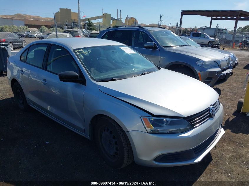 2012 VOLKSWAGEN JETTA 2.0L S