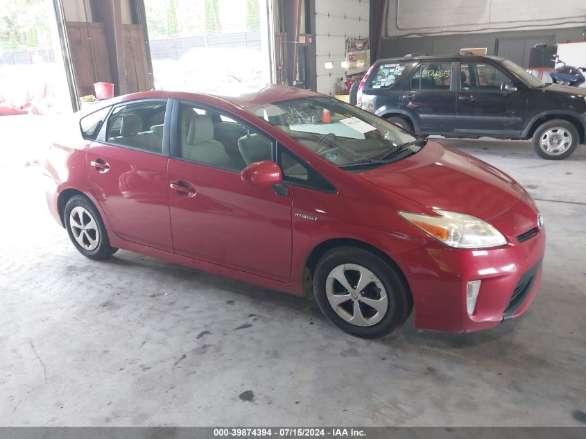 2012 TOYOTA PRIUS THREE