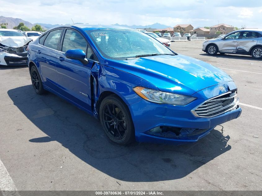 2017 FORD FUSION HYBRID SE