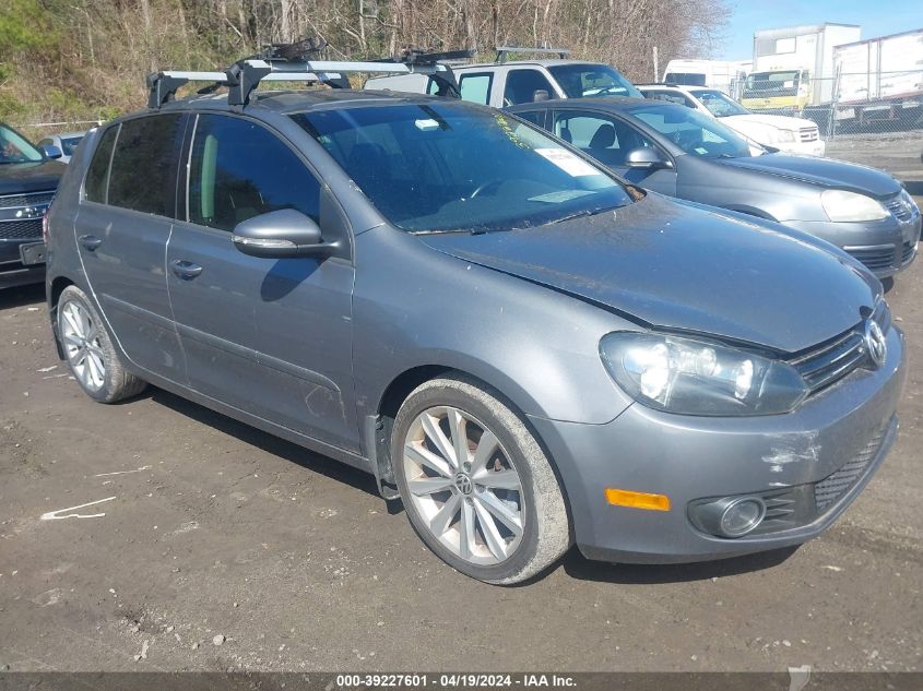 2012 VOLKSWAGEN GOLF TDI 4-DOOR