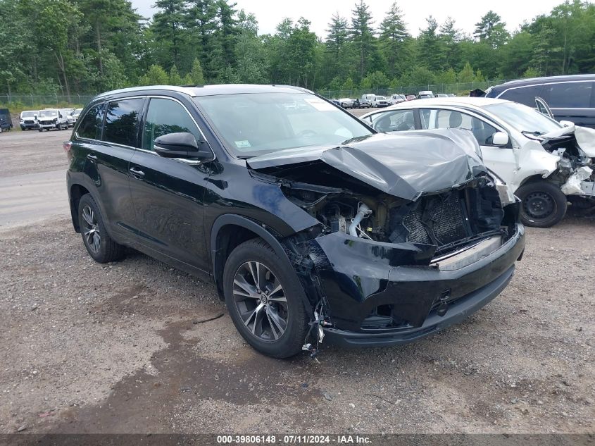 2016 TOYOTA HIGHLANDER XLE V6