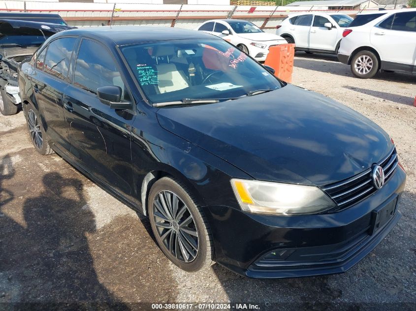 2016 VOLKSWAGEN JETTA 1.8T SPORT