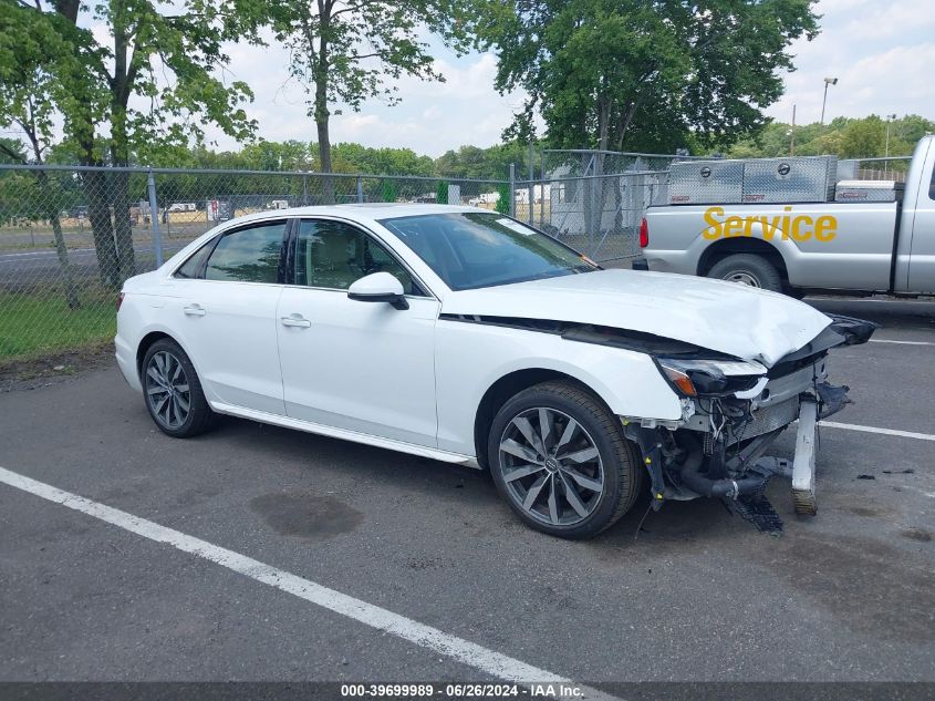 2021 AUDI A4 PREMIUM PLUS 40 TFSI QUATTRO S TRONIC