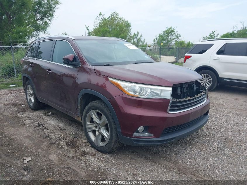 2016 TOYOTA HIGHLANDER LIMITED/LTD PLATINUM