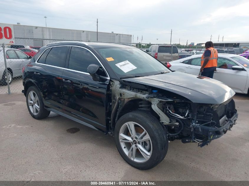 2021 AUDI Q3 PREMIUM PLUS 45 TFSI S LINE QUATTRO TIPTRONIC