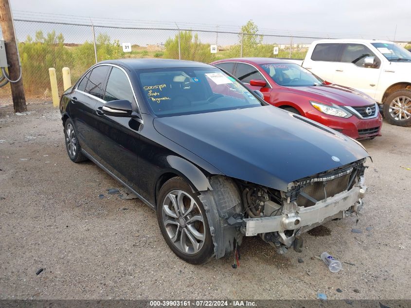 2015 MERCEDES-BENZ C 300