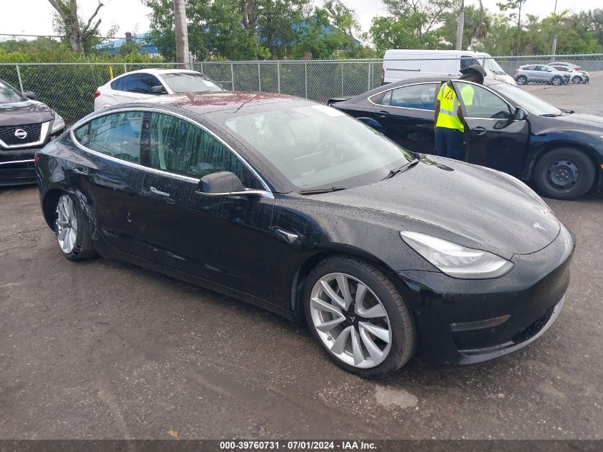 2018 TESLA MODEL 3 LONG RANGE/MID RANGE