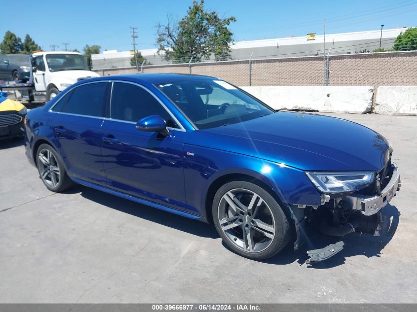 2018 AUDI A4 2.0T PREMIUM/2.0T TECH PREMIUM