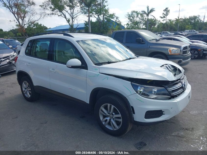 2017 VOLKSWAGEN TIGUAN 2.0T/2.0T S