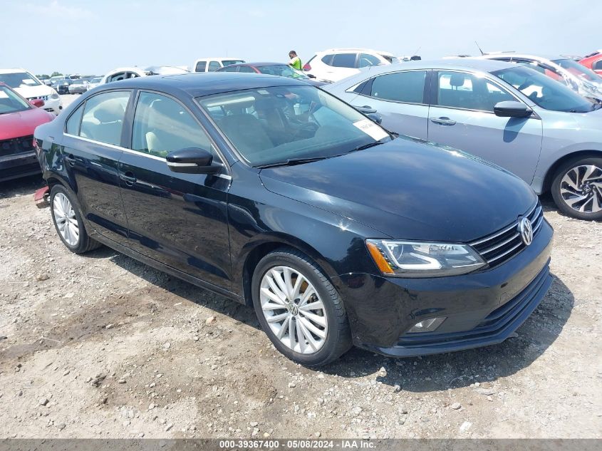 2016 VOLKSWAGEN JETTA 1.8T SEL