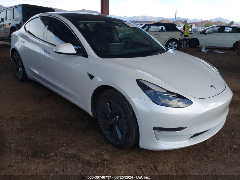 2022 TESLA MODEL 3 LONG RANGE DUAL MOTOR ALL-WHEEL DRIVE