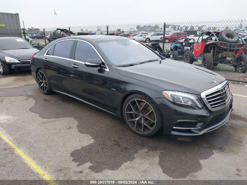 2016 MERCEDES-BENZ S 550 PLUG-IN HYBRID