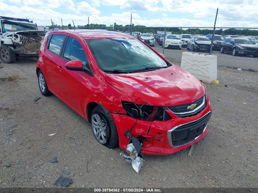 2020 CHEVROLET SONIC FWD  1FL 5-DOOR