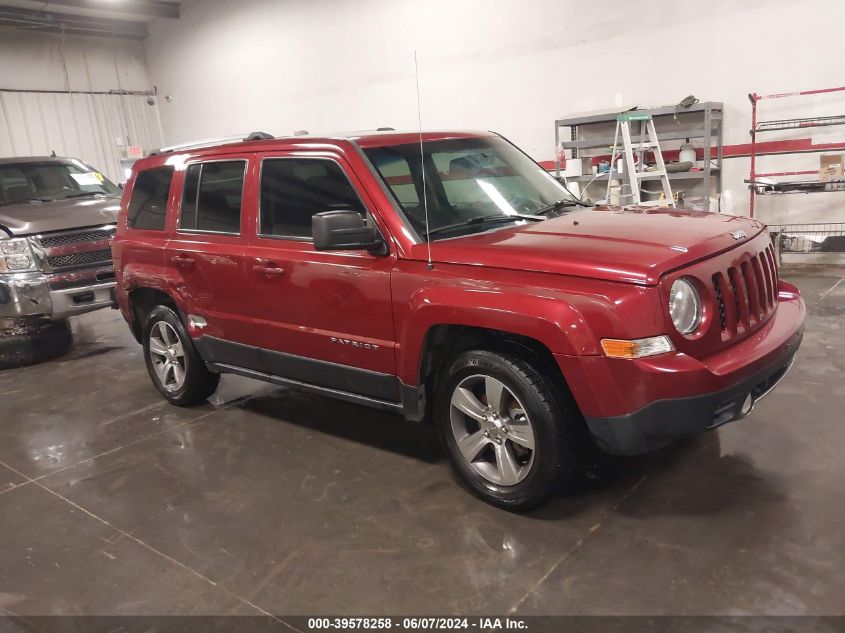 2016 JEEP PATRIOT HIGH ALTITUDE EDITION