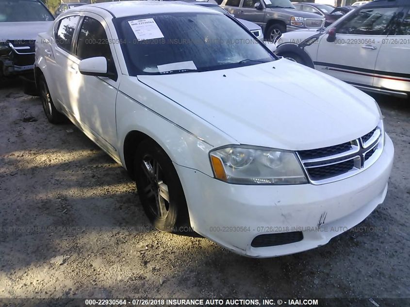 2012 DODGE AVENGER SXT