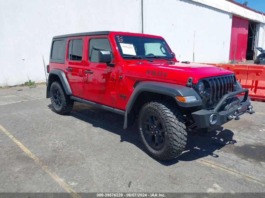 2021 JEEP WRANGLER UNLIMITED WILLYS 4X4