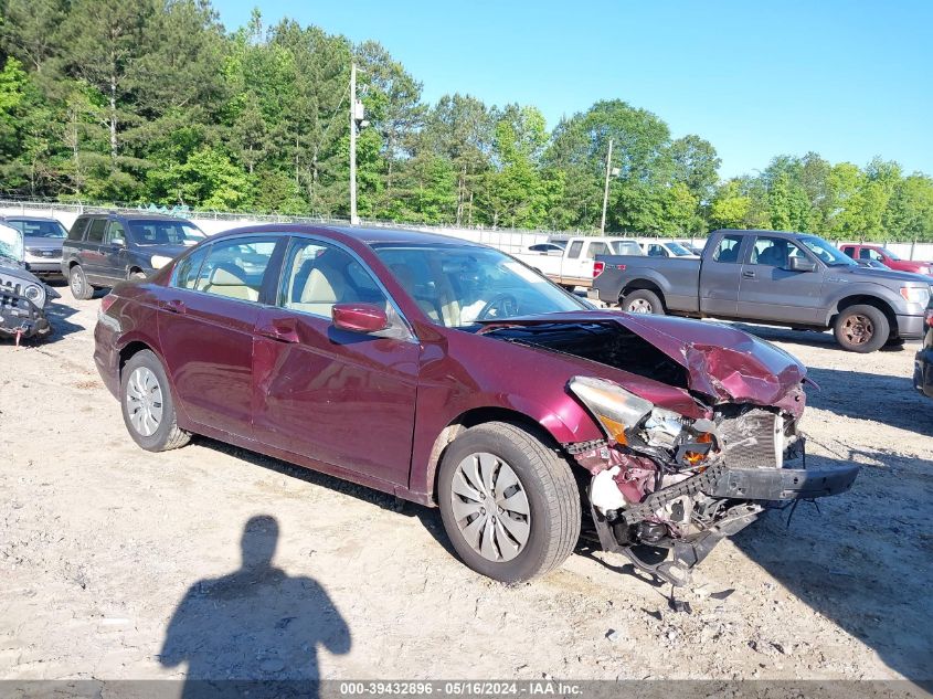 2012 HONDA ACCORD 2.4 LX