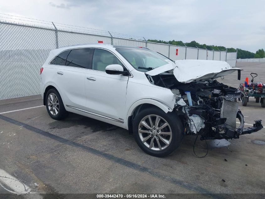 2017 KIA SORENTO 3.3L SXL