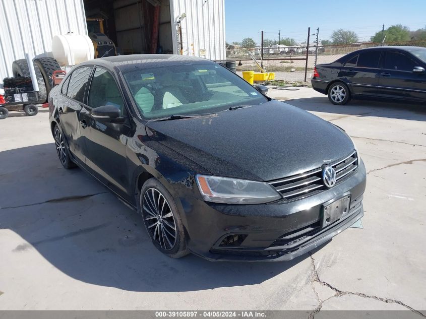 2016 VOLKSWAGEN JETTA 1.8T SPORT