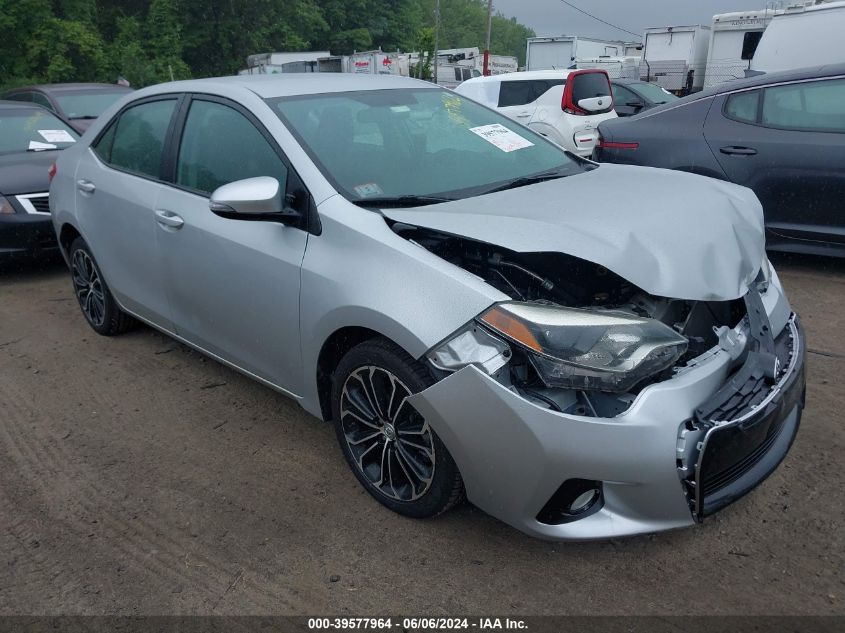 2016 TOYOTA COROLLA S PLUS