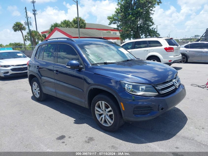 2016 VOLKSWAGEN TIGUAN S