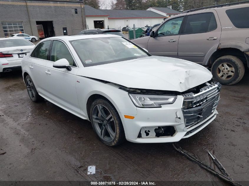 2018 AUDI A4 2.0T PREMIUM/2.0T TECH PREMIUM