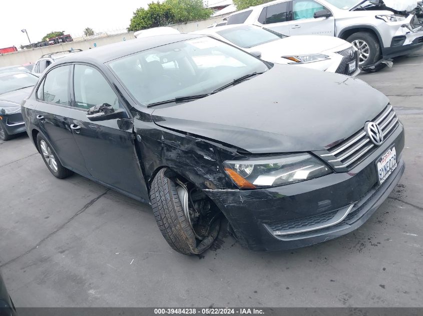 2015 VOLKSWAGEN PASSAT S