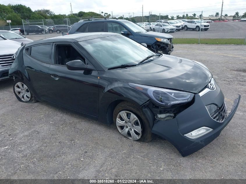 2014 HYUNDAI VELOSTER BASE W/BLACK