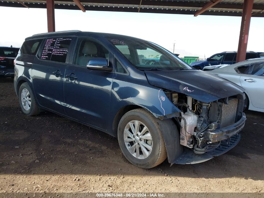 2016 KIA SEDONA LX