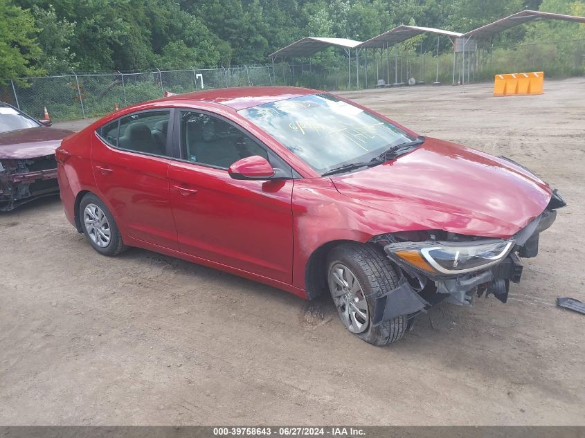 2017 HYUNDAI ELANTRA SE