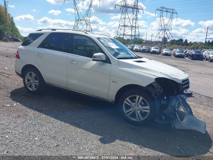 2012 MERCEDES-BENZ ML 350 4MATIC