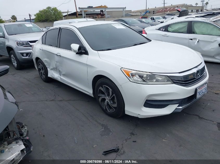 2016 HONDA ACCORD LX