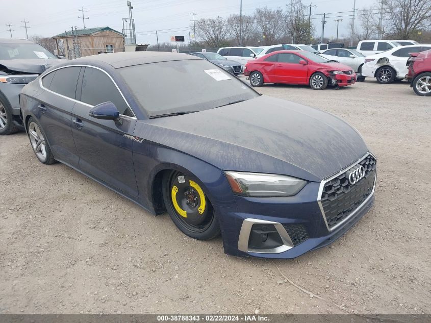 2021 AUDI A5 SPORTBACK PREMIUM 45 TFSI QUATTRO S TRONIC