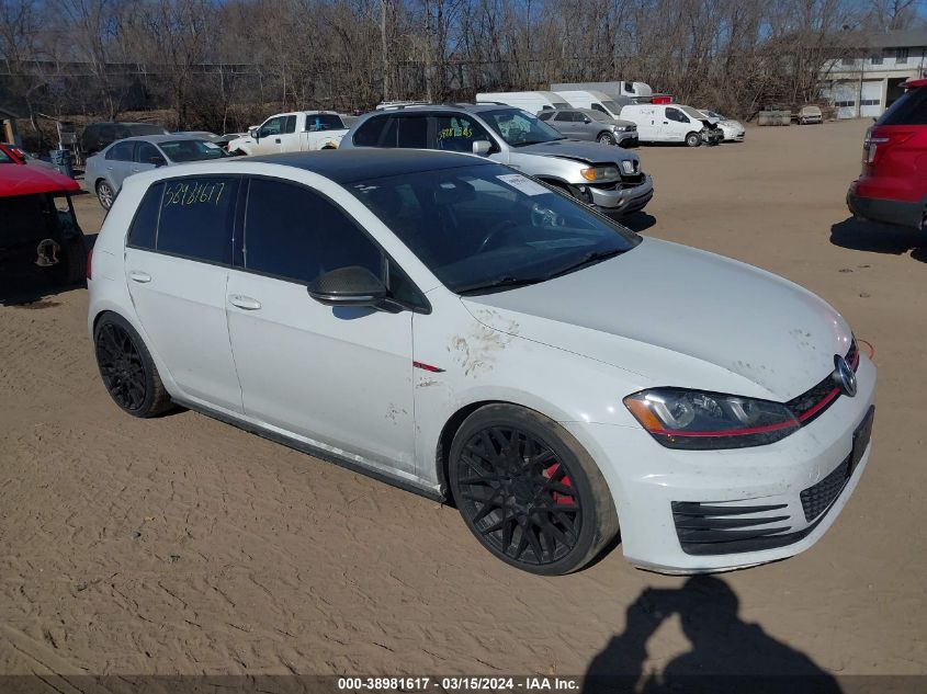 2015 VOLKSWAGEN GOLF GTI 2.0T SE 4-DOOR