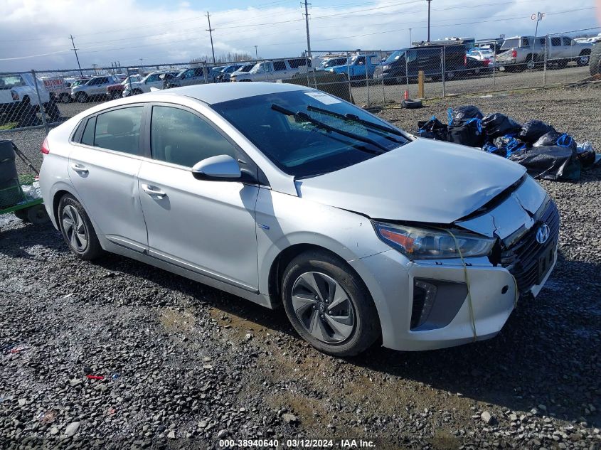 2018 HYUNDAI IONIQ HYBRID SEL