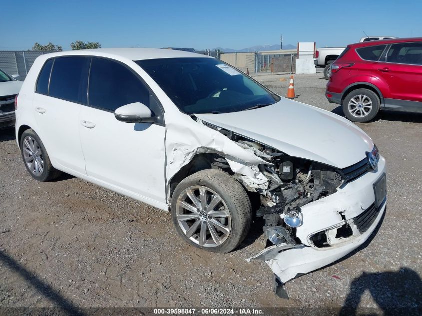 2013 VOLKSWAGEN GOLF 2.0L TDI 4-DOOR