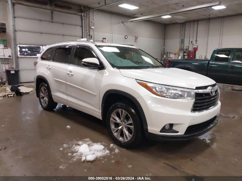 2015 TOYOTA HIGHLANDER XLE