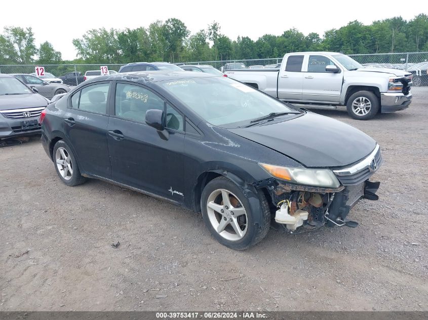 2012 HONDA CIVIC LX