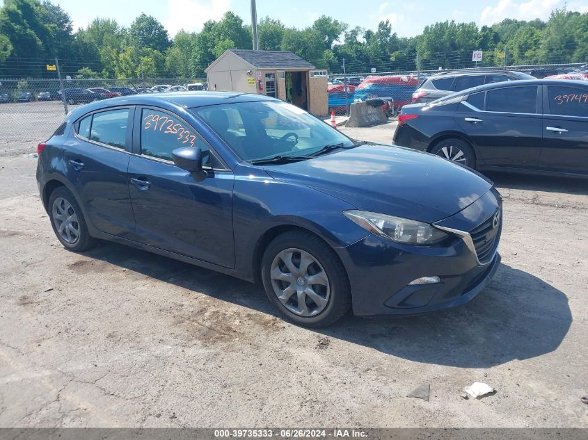 2015 MAZDA MAZDA3 I SPORT