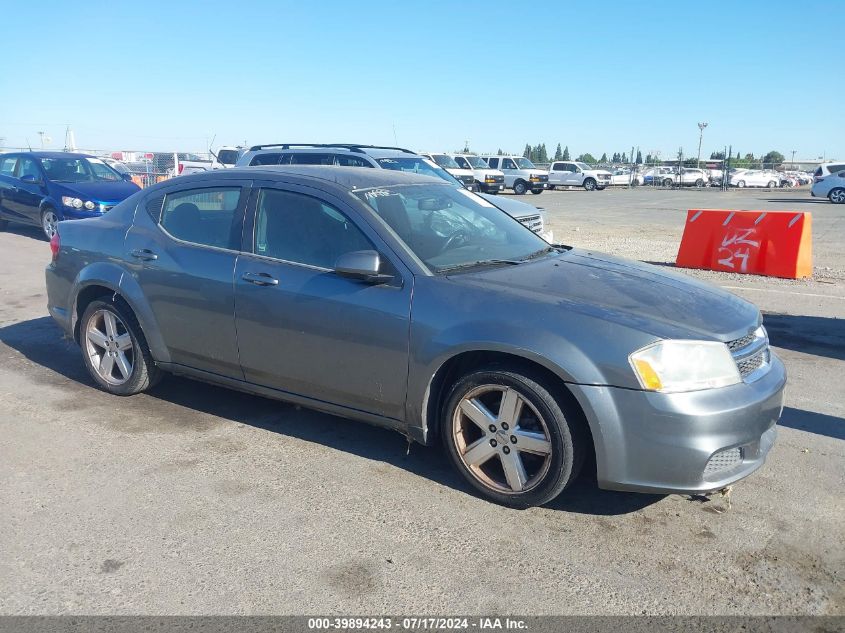 2012 DODGE AVENGER SXT