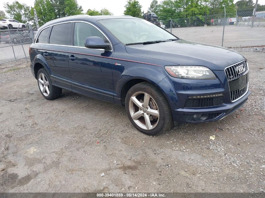 2014 AUDI Q7 3.0T S LINE PRESTIGE