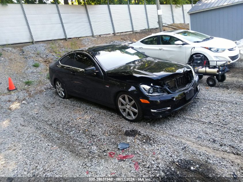 2012 MERCEDES-BENZ C 350 SPORT 4MATIC