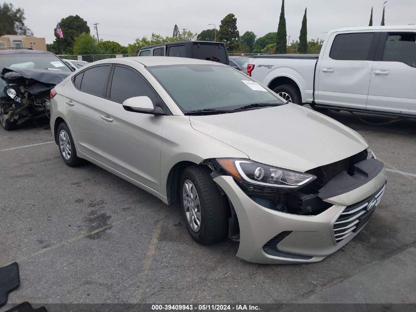 2017 HYUNDAI ELANTRA SE