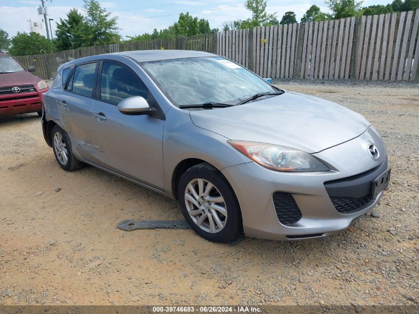 2012 MAZDA MAZDA3 I TOURING