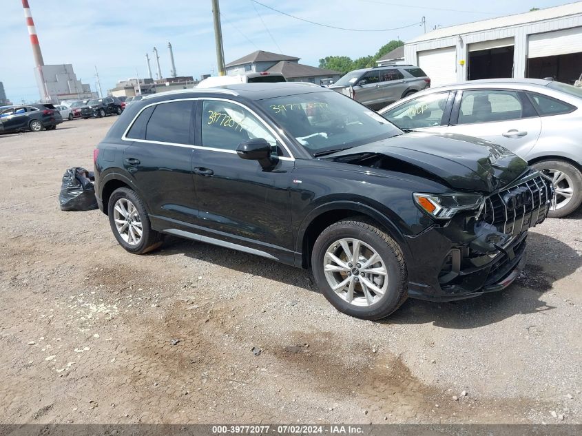 2024 AUDI Q3 PREMIUM 45 TFSI S LINE QUATTRO TIPTRONIC